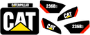 Caterpillar 236B3 Decal Set