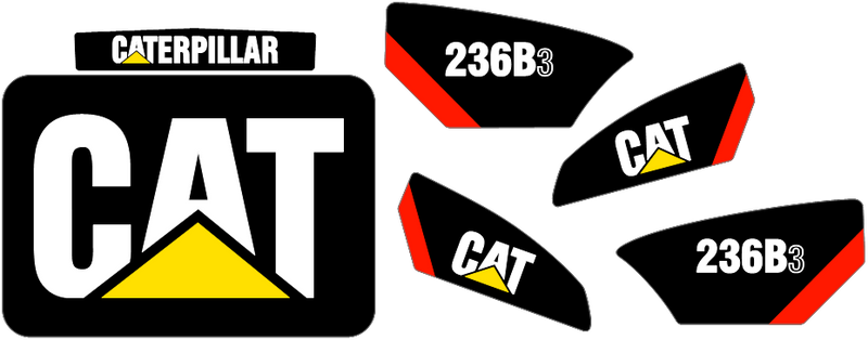 Caterpillar 236B3 Decal Set