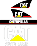 Caterpillar 252B Decal Set