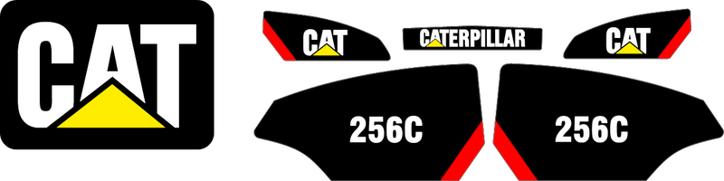Caterpillar 256C Decal Set