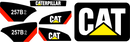 Caterpillar 257B II Decal Set