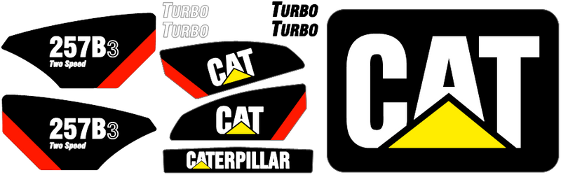 Caterpillar 257B3 Decal Set