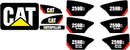 Caterpillar 279C Decal Set
