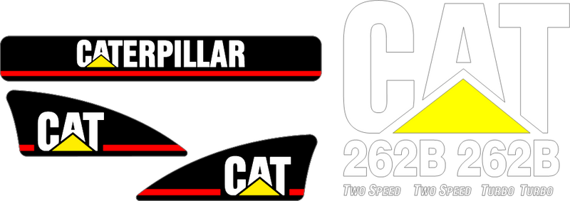 Caterpillar 262B Decal Set