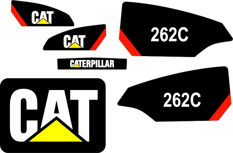 Caterpillar 262C Decal Set