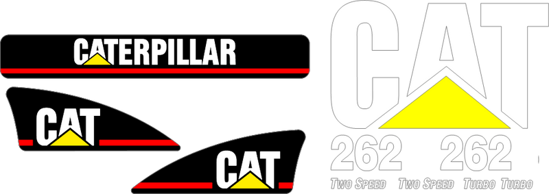 Caterpillar 262 Decal Set