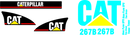 Caterpillar 267B Decal Set