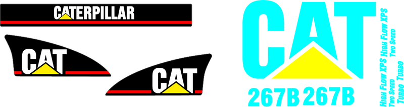 Caterpillar 267B Decal Set