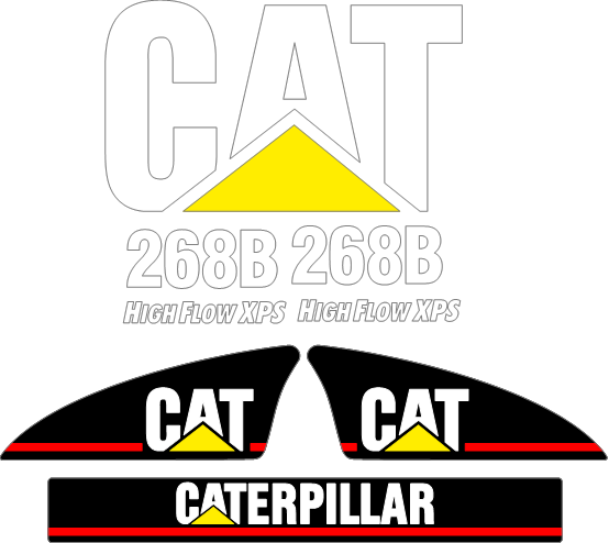 Caterpillar 268B Decal Set