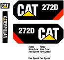 Caterpillar 272D Decal Set