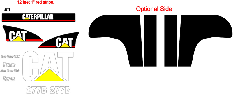 Caterpillar 277B Decal Set