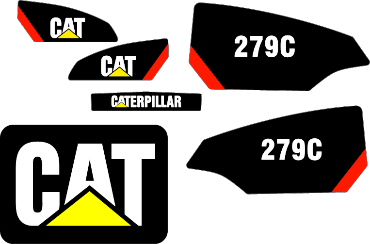 Caterpillar 279C Decal Set