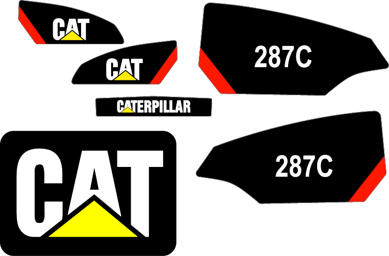 Caterpillar 287C Decal Set