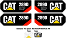 Caterpillar 289D Decal Set