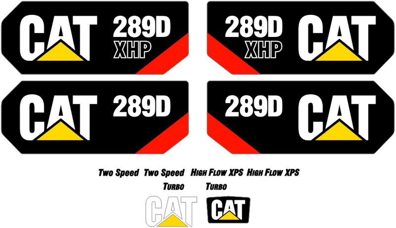 Caterpillar 289D Decal Set