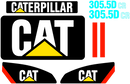 Caterpillar 305.5D CR Decal Set