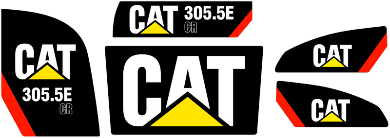 Caterpillar 305.5E Decal Set