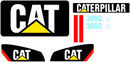 Caterpillar 305C CR Decal Set