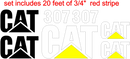 Caterpillar 307 Decal Set