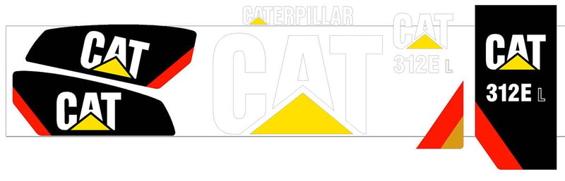 Caterpillar 312EL Decal Set