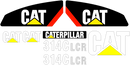 Caterpillar 314C LCR Decal Set