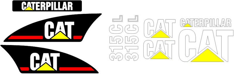 Caterpillar 315CL Decal Set