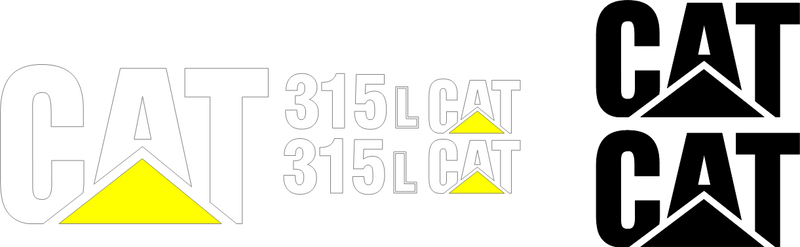 Caterpillar 315L Decal Set