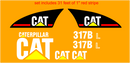 Caterpillar 317BL Decal Set