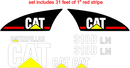 Caterpillar 318BLN Decal Set