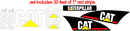 Caterpillar 318CL Decal Set
