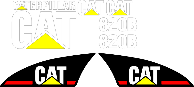 Caterpillar 320B Decal Set
