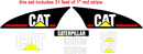 Caterpillar 320CU Decal Set