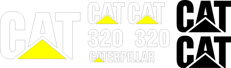 Caterpillar 320L Decal Set