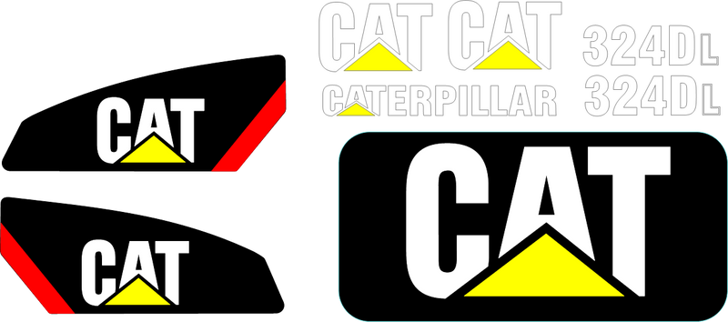 Caterpillar 324DL Decal Set