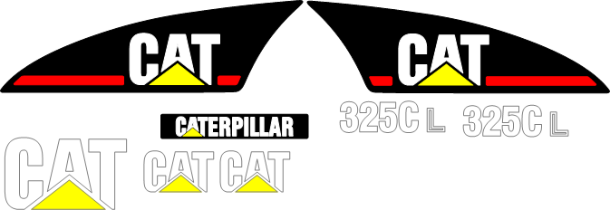 Caterpillar 325CL Decal Set