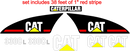 Caterpillar 330C LC Decal Set