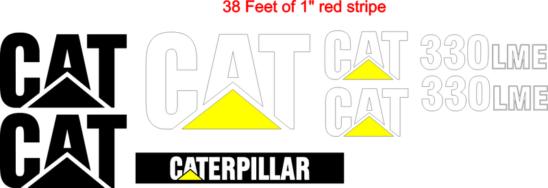 Caterpillar 330L ME Decal Set