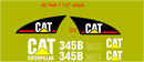 Caterpillar 345BL MH Decal Set