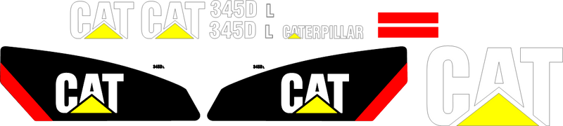 Caterpillar 345DL Decal Set