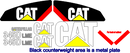 Caterpillar 345DL ME Decal Set