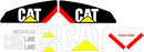 Caterpillar 345D Decal Set