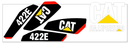 Caterpillar 422E Decal Set