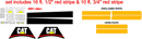 Caterpillar 428B II Decal Set