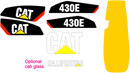Caterpillar 430E Decal Set