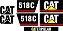 Caterpillar 518C Decal Set