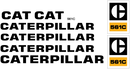 Caterpillar 561 Decal Set