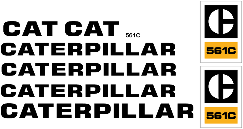 Caterpillar 561C Decal Set