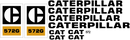 Caterpillar 572G Decal Set