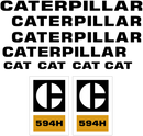 Caterpillar 594H Decal Set