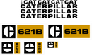 Caterpillar 621B Decal Set